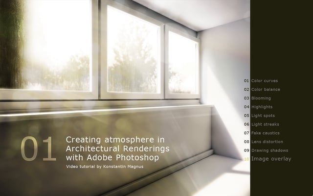Architectural Rendering Photoshop Effects
