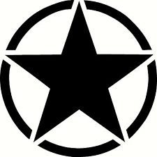 Army Star Decal Army Star Decal