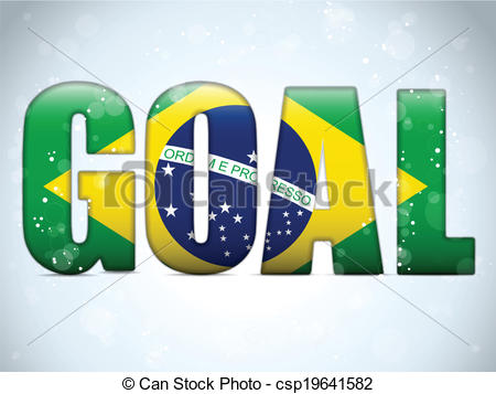 Art Clip Goal Soccer in Brazil