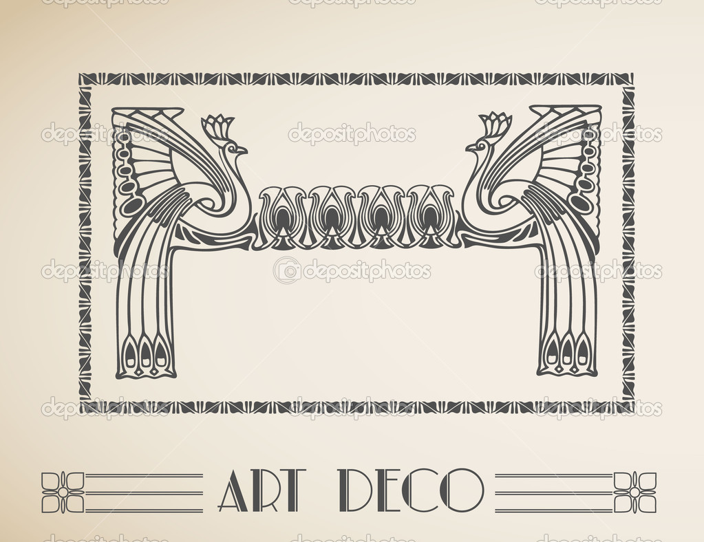 Art Deco Border Vector