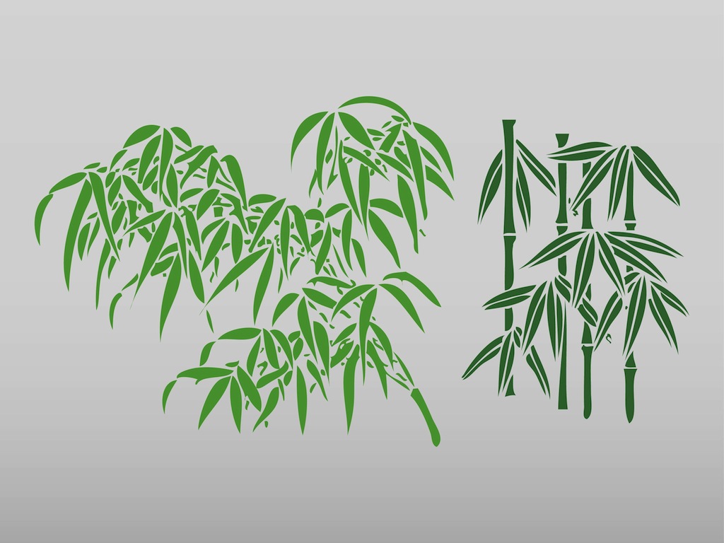 11 Vector Bamboo Plant Images