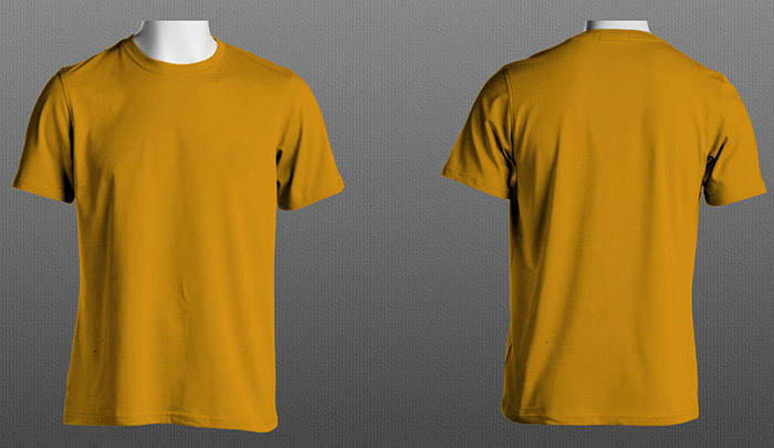 Baseball Tee Shirt Template PSD