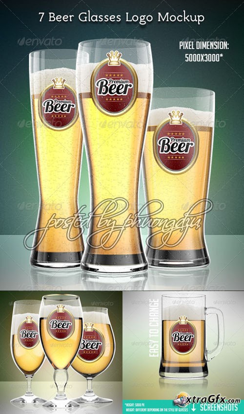 Beer Glasses with Logos