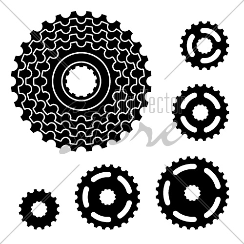 Bicycle Gear Vector