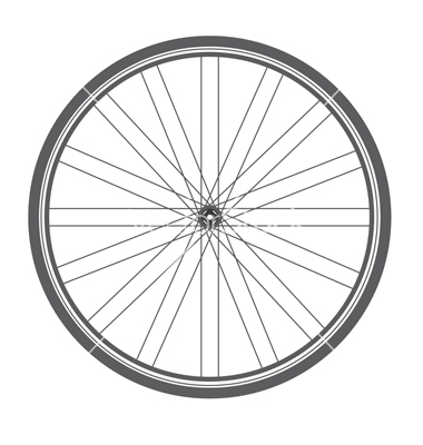 Bicycle Wheel Vector