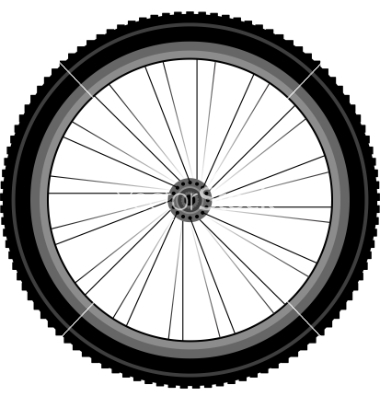 Bicycle Wheel Vector