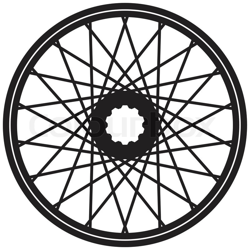 clipart bike wheel - photo #17