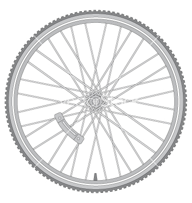 Bicycle Wheel Vector