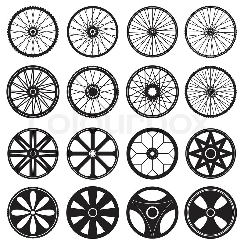 Bicycle Wheel Vector