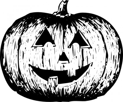 Bing Clip Art Black and White Pumpkin