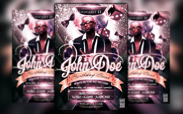 Birthday Bash Club Flyer Birthday Bash Club Flyer