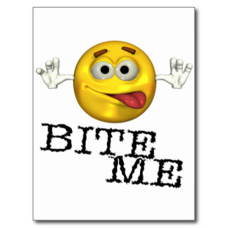 Bite Me Smiley-Face Bite Me Smiley-Face