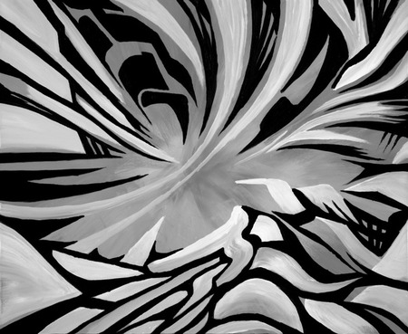 Black and White Abstract Art Paintings