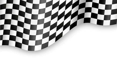 Black and White Checkered Vector