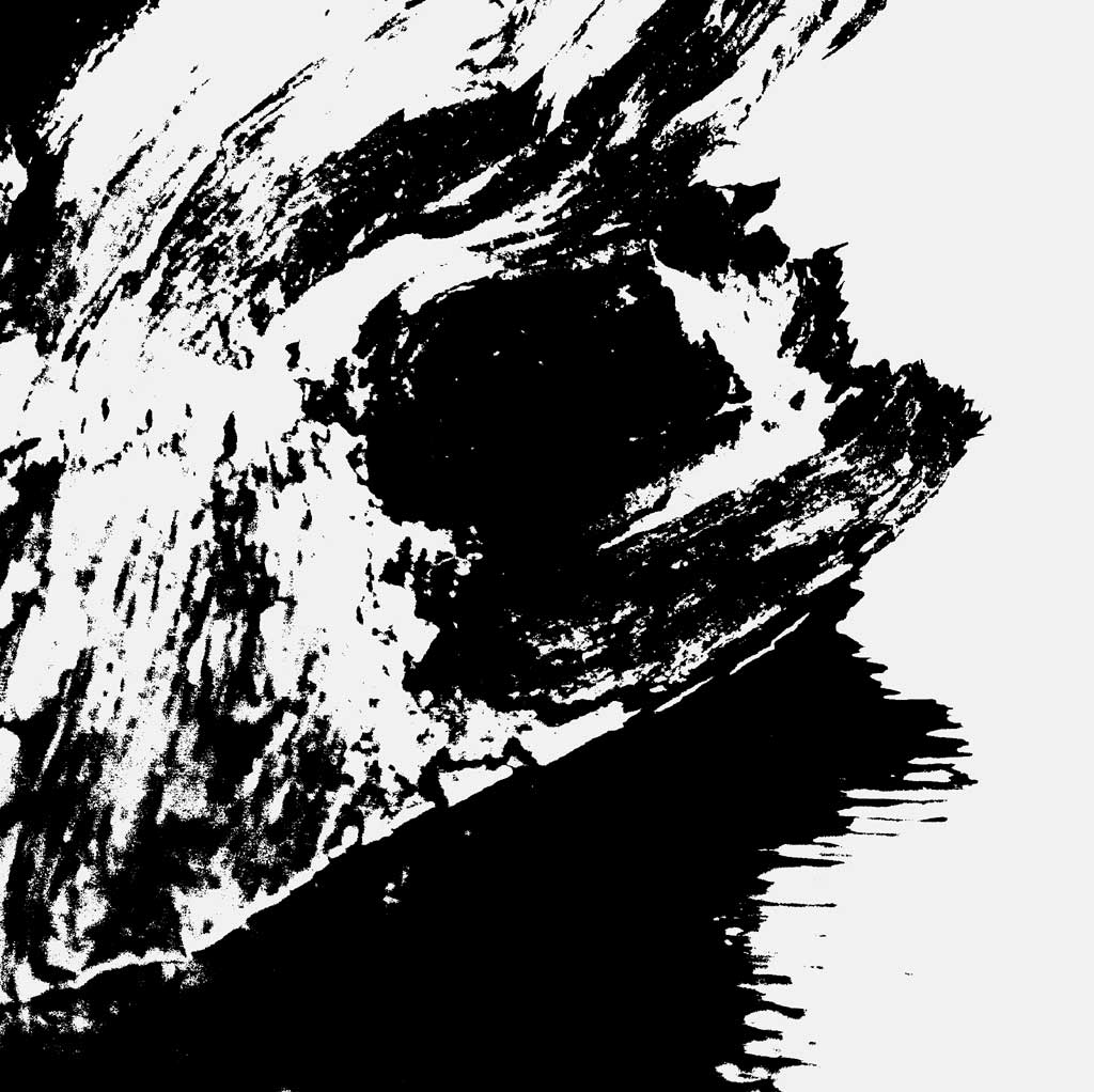 Black White Abstract Art