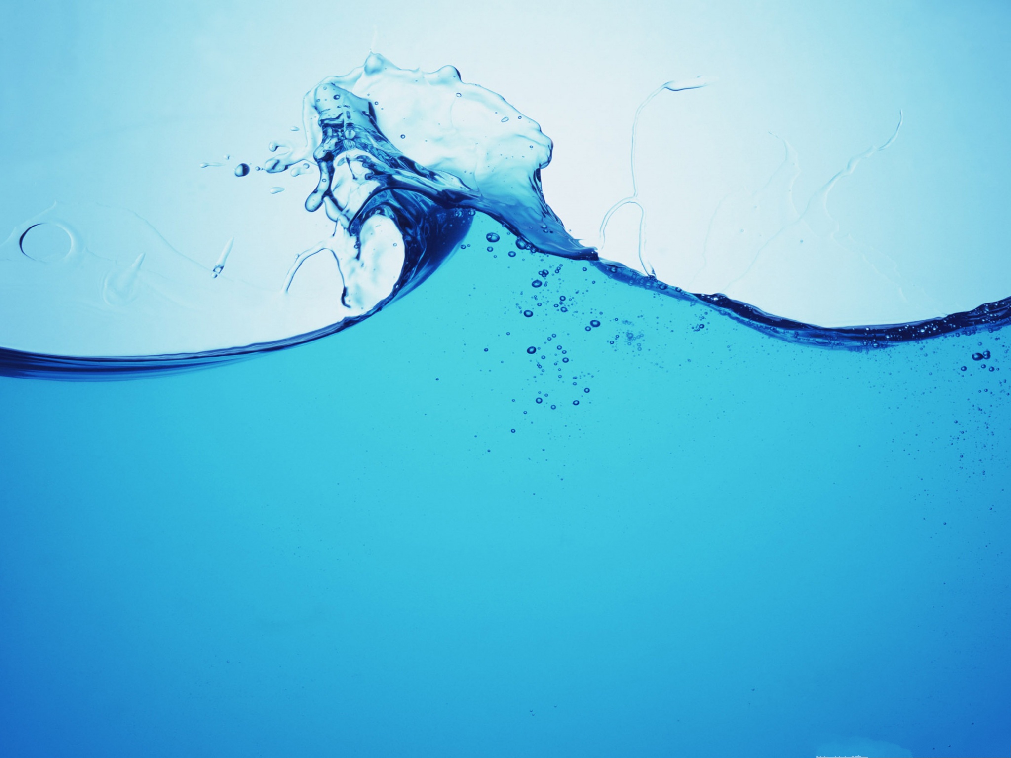 Blue Water Splash