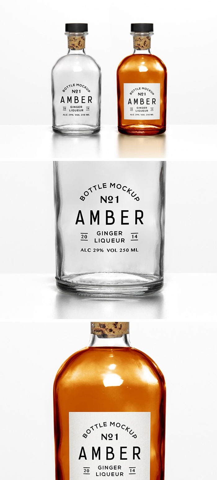 Bottle Mockup Psd Free