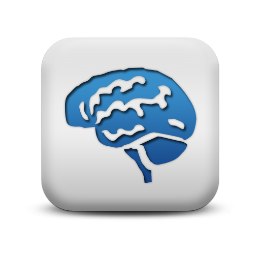Brain Blue Person Icon