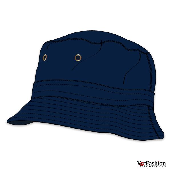 Bucket Hat Vector Template