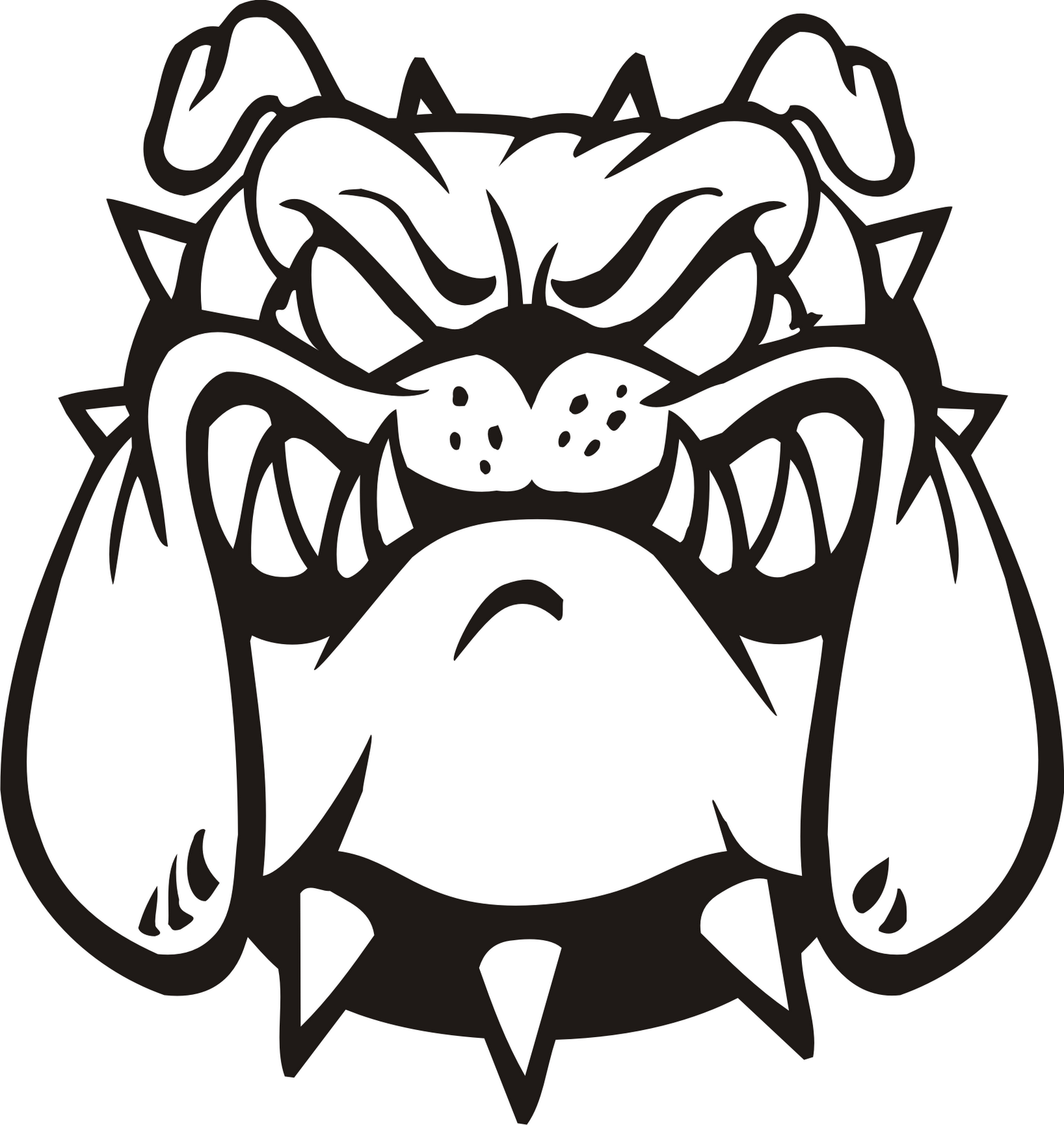 Bulldog Vector Clip Art