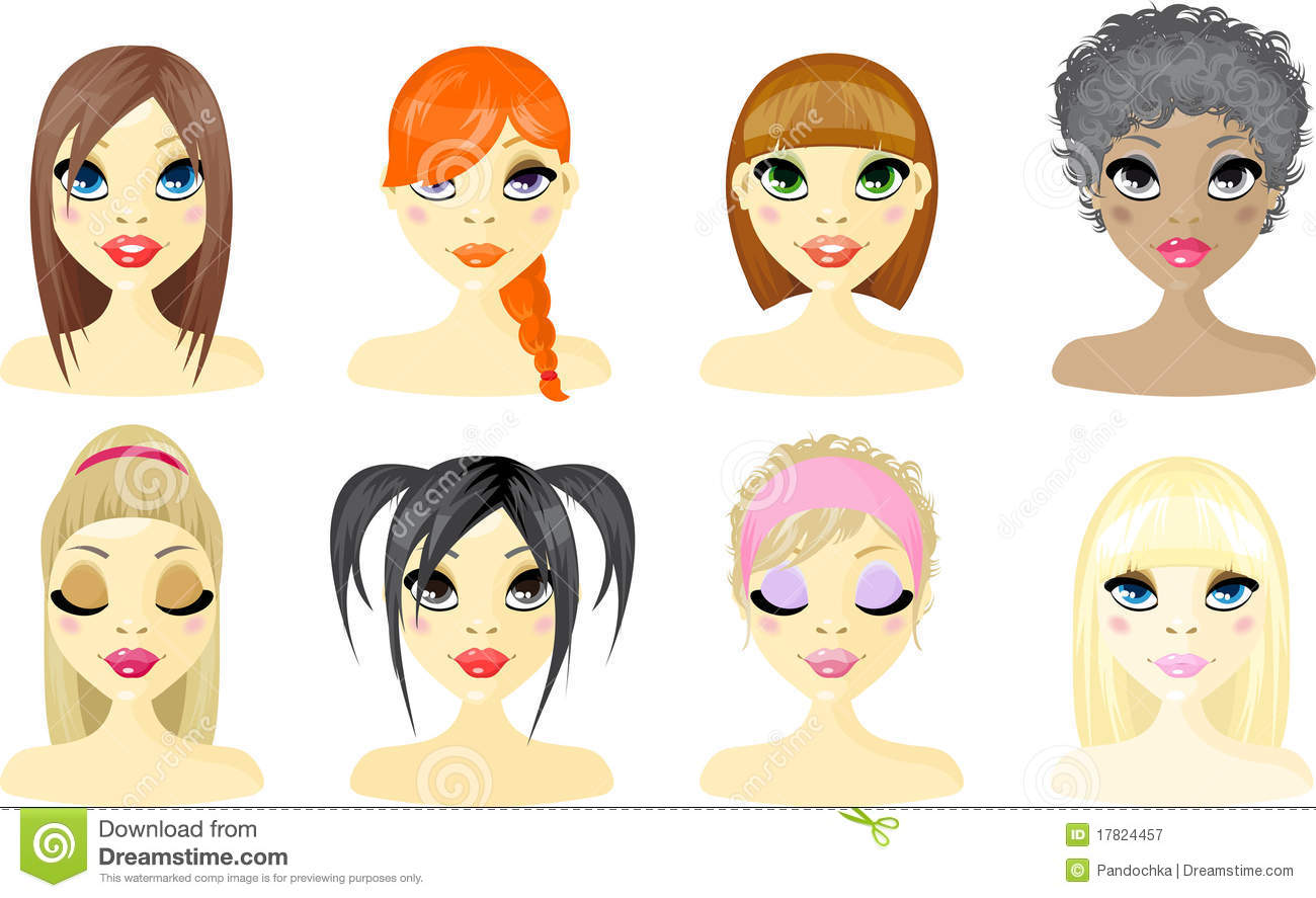 Business Avatar Icons Woman