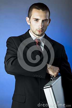 Business People Holding Briefcase