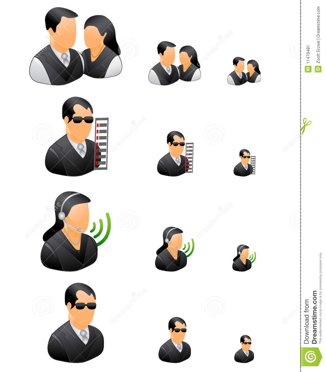 Business People Icon Set