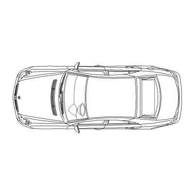 Car Drawing Top View