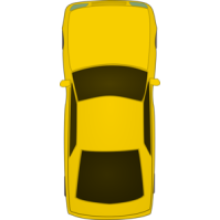 Car Top View Vector