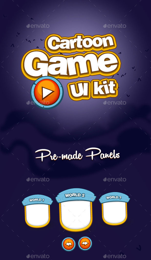 Cartoon Game UI