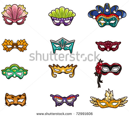 Cartoon Masquerade Masks