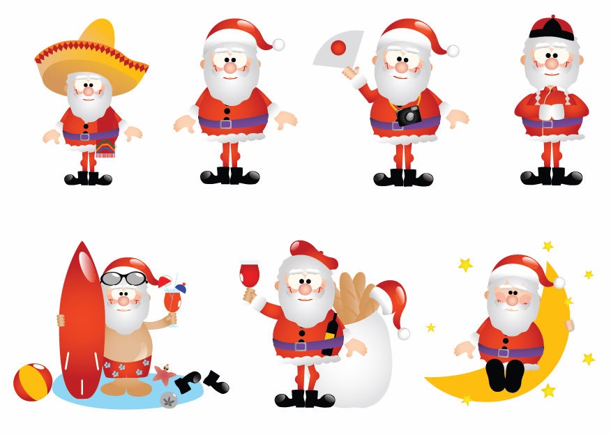 Cartoon Santa Claus Vector