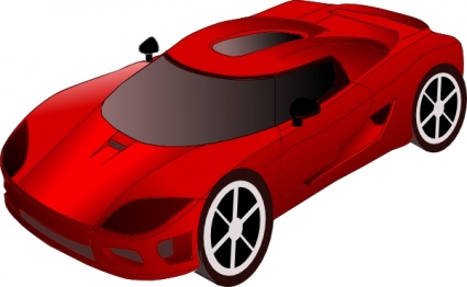 Cartoon Sports Car Clip Art Free