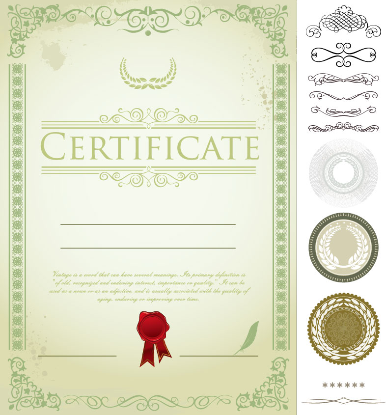 Certificate Design Templates Certificate Design Templates