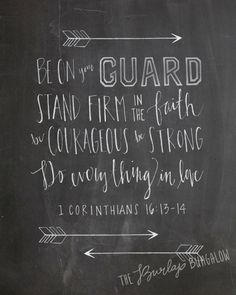 Chalkboard Bible Verse Art Printables