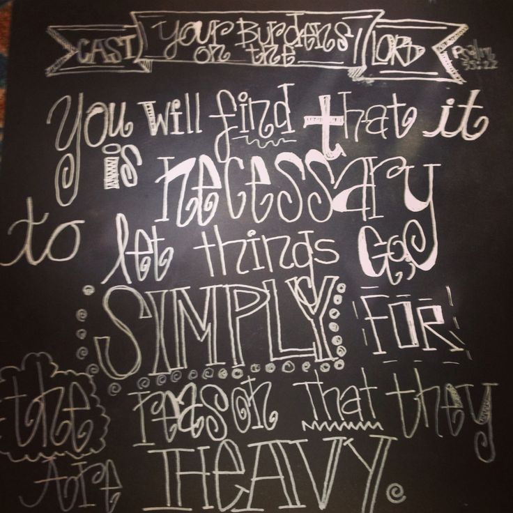 Chalkboard Font Inspirational Quotes
