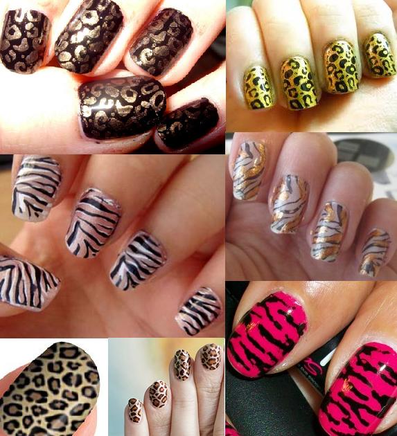 Cheetah Print Nail Art