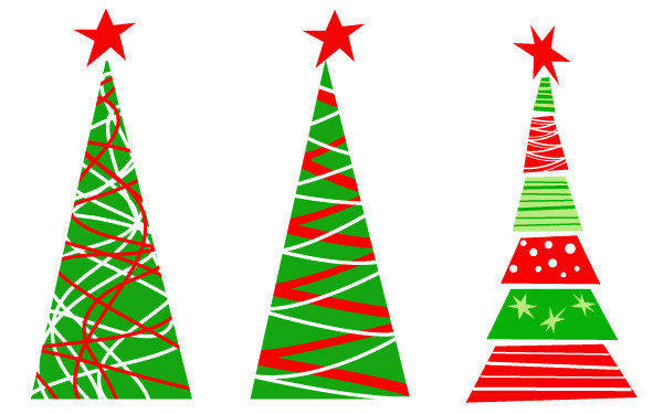 Christmas Tree Vectors Free
