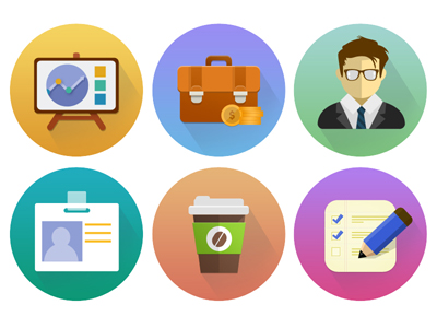 Circle Flat Icon Circle Flat Icon