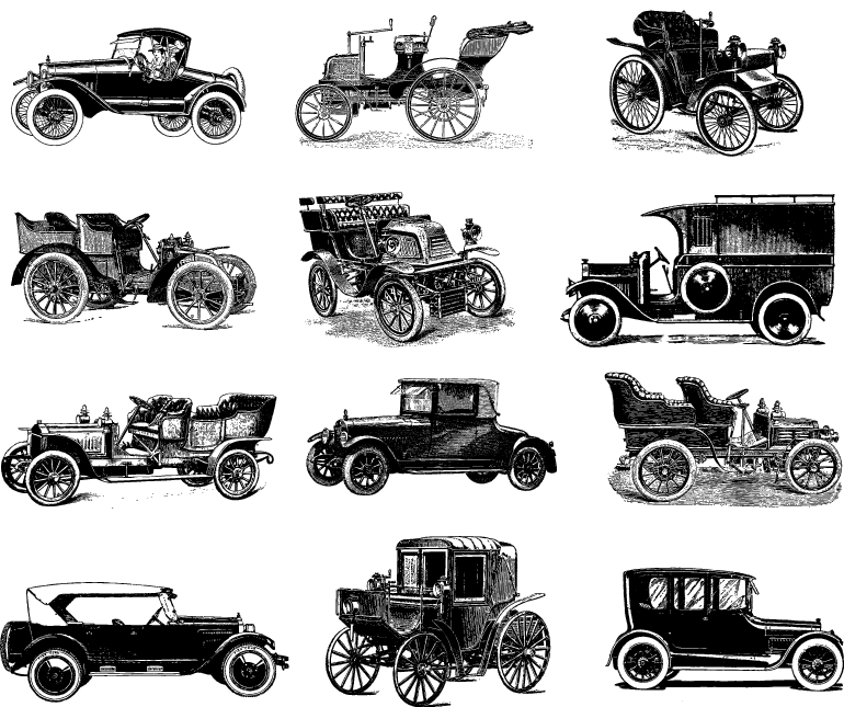 Classic Car Vector Art