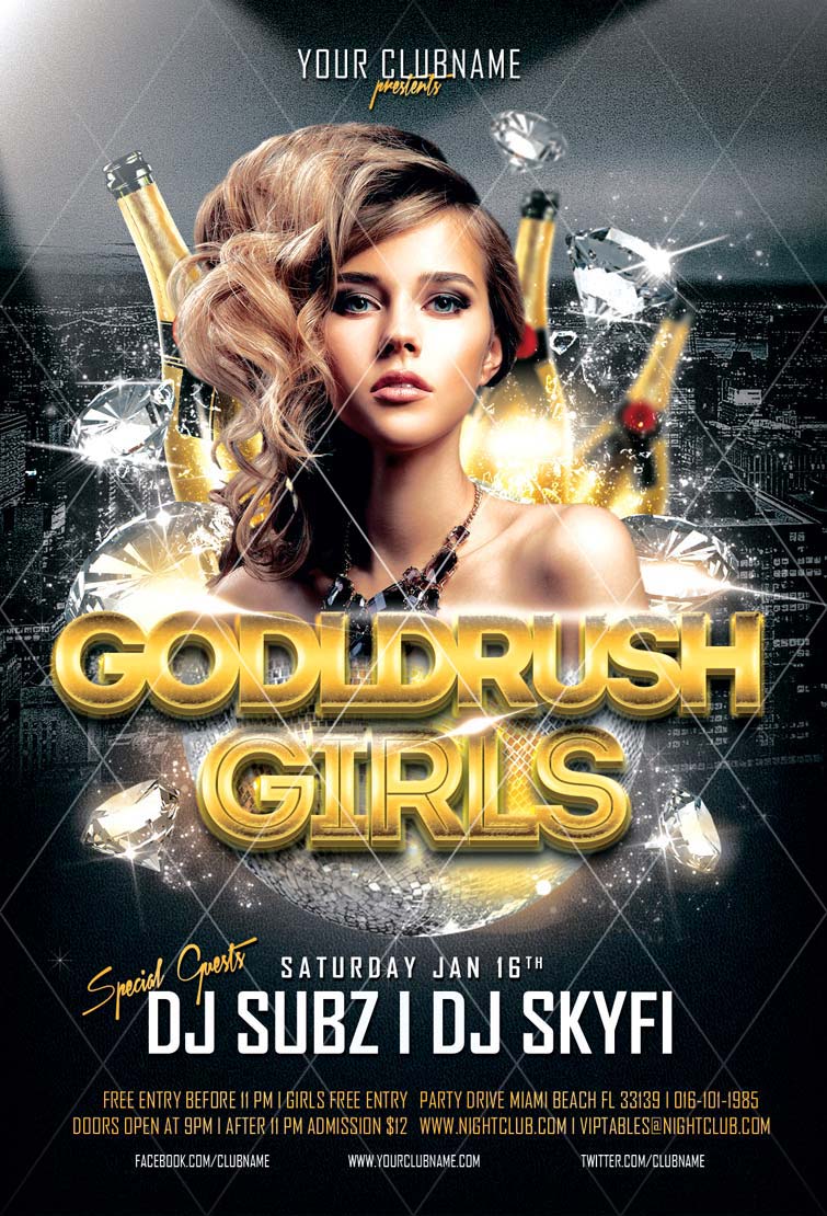 Club Party Flyer Template Club Party Flyer Template