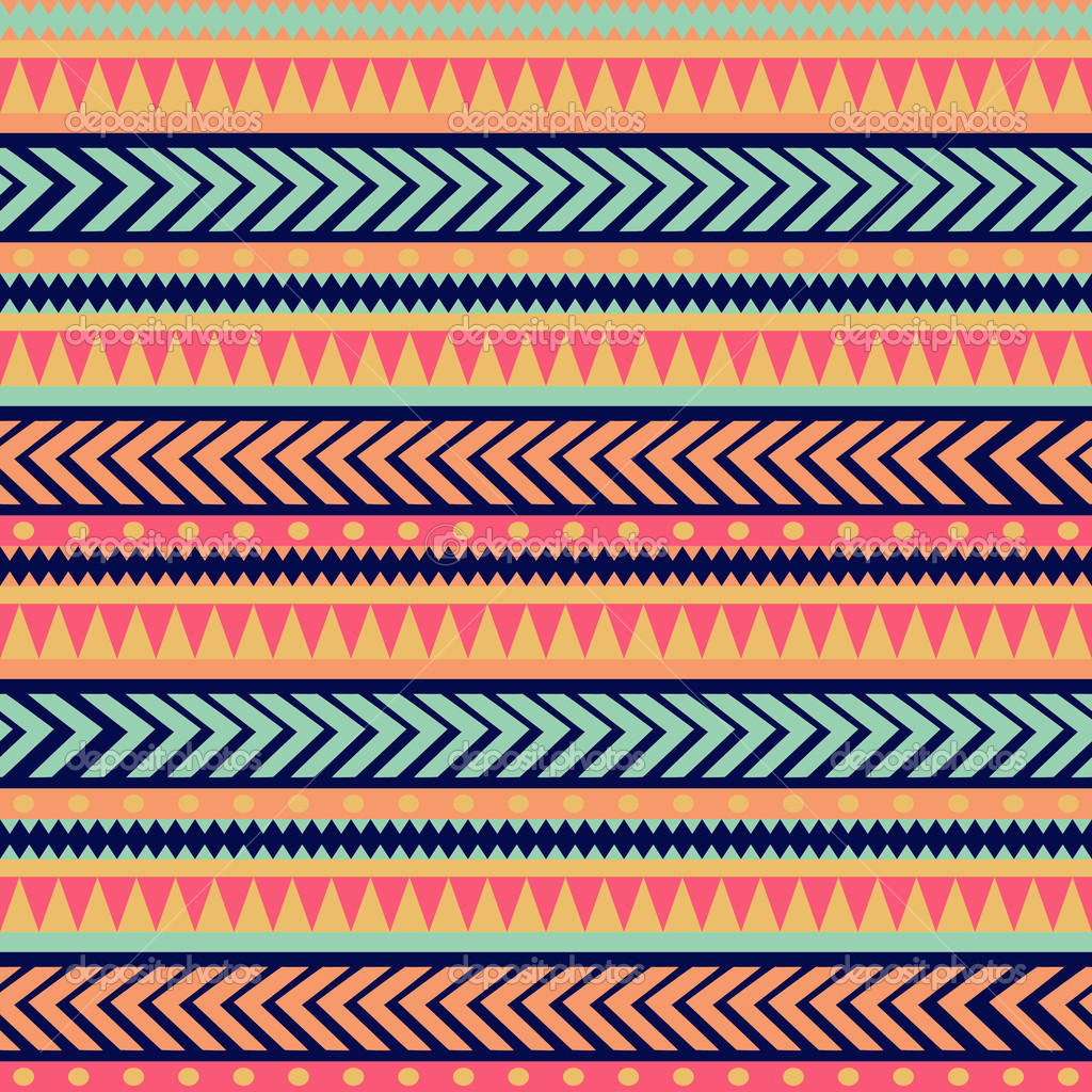 Colorful Tribal Pattern Colorful Tribal Pattern