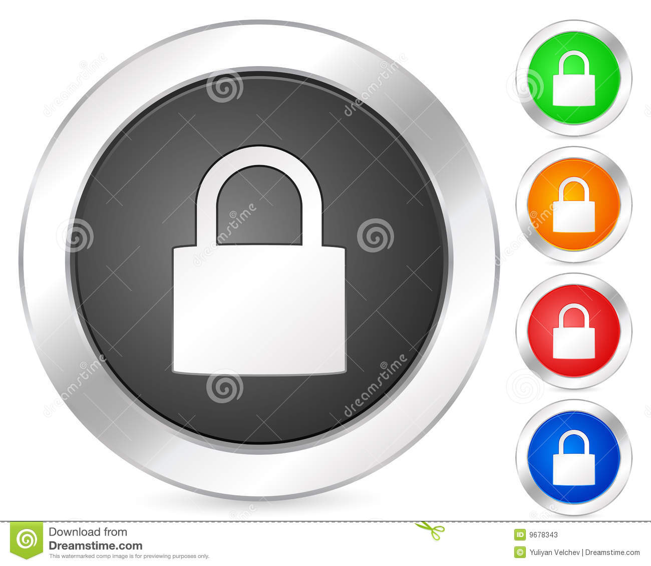 Computer Padlock Icon