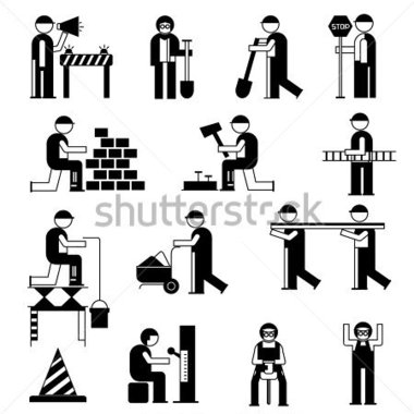 Construction People Icon Clip Art
