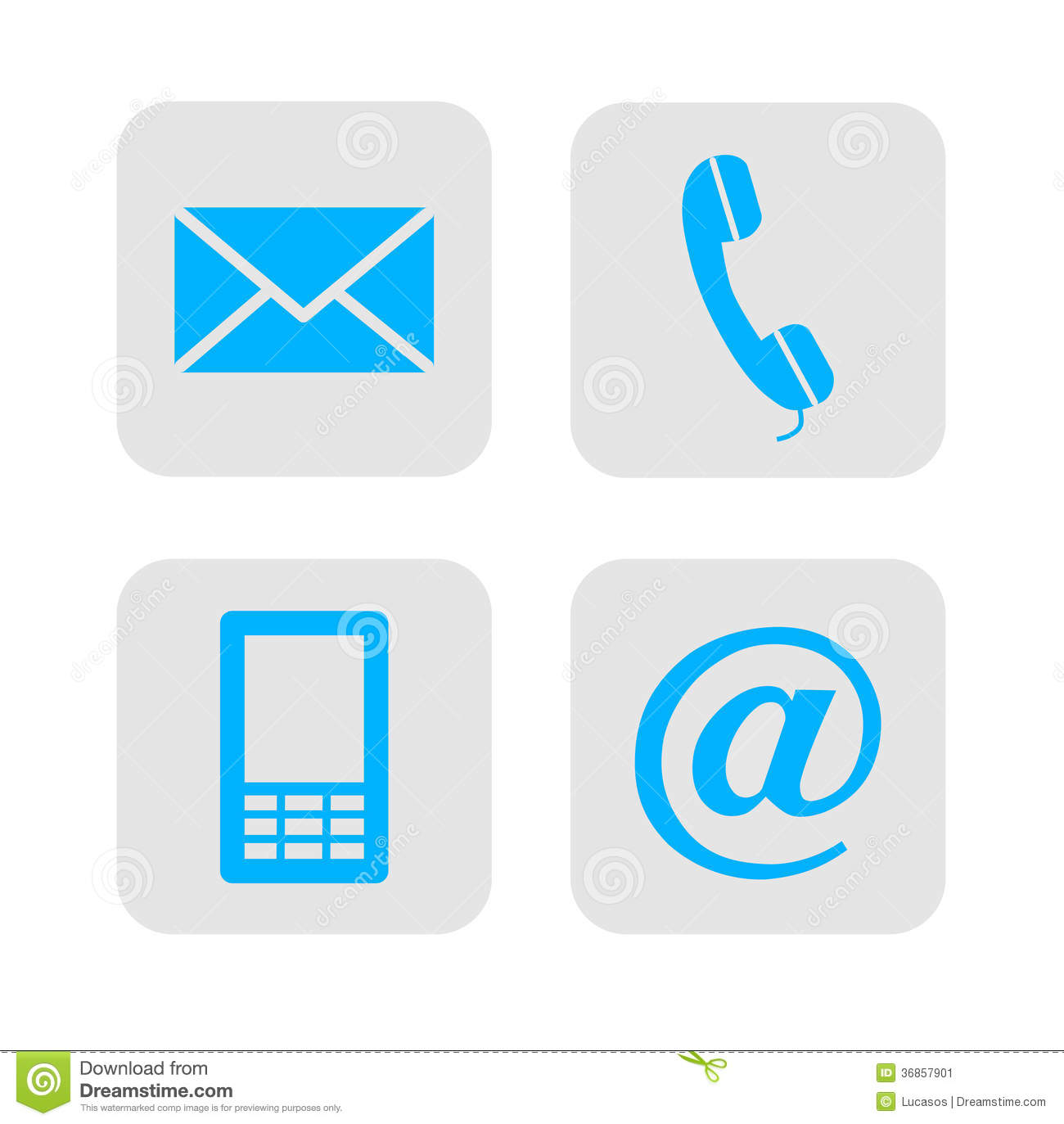 Contact Web Icons