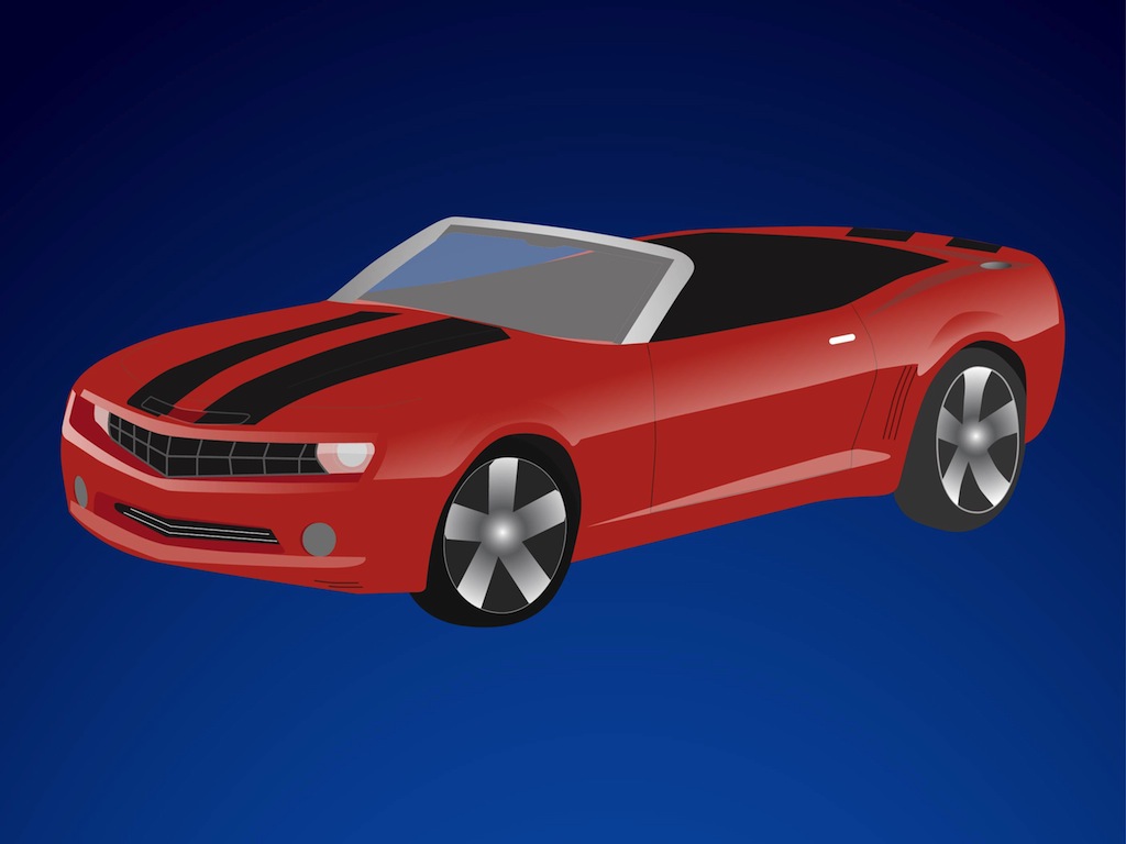 Convertible Sports Car Clip Art