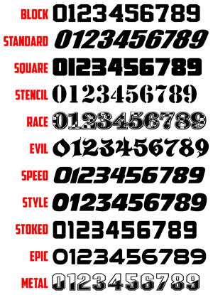 Cool Number Fonts