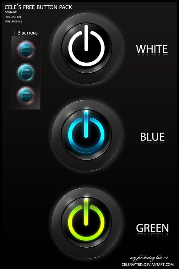Cool PSD Button Icon Pics