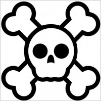 Cute Skull and Bones Vector