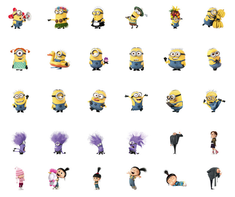 Despicable Me Minion Stickers